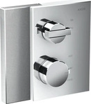 Axor Edge Thermostat mit Absperrventil Unterputz - Chrom (Diamantschliff) -...