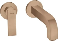 Axor Citterio Einhebel-Waschtischmischer mit Hebelgriff Unterputz - Brushed Red...