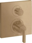 Axor Citterio Thermostat mit Absperrventil Unterputz mit Hebelgriff - Brushed...