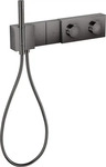 Axor Edge Thermostatmodul f&uuml;r 2 Verbraucher Unterputz - Polished Black Chrome