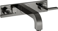 Axor Citterio 3-Loch Waschtischarmatur mit Platte Hebelgriff Unterputz...