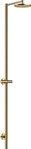 Axor Starck Nature Duschs&auml;ule mit Kopfbrause - Polished Gold Optic - 12671990