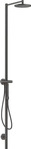 Axor Starck Nature Duschs&auml;ule mit Kopfbrause und Stabhandbrause - Brushed Black