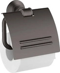 Axor Montreux Toilettenpapierhalter mit Deckel - Brushed Black Chrome - 42036340