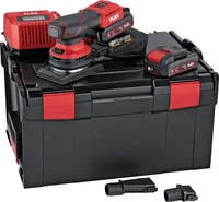Flex OSE 2-80 18-EC/2.5 Set Akku-Schwingschleifer mit Drehzahlregelung 18 V 2 x...
