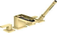 Axor MyEdition 4-Loch Wannenrandarmatur ohne Platte - Brushed Brass - 47432950