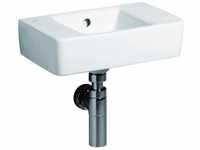 Keramag / Geberit Renova Compact Handwaschbecken 400 mm x 250 mm ohne Hahnloch mit