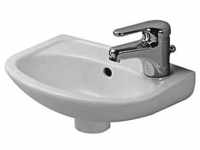 Duravit Duraplus Handwaschbecken ohne Hahnloch mit Überlauf 365 x 265 mm -...