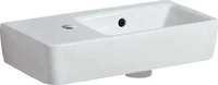 Geberit Renova Compact Handwaschbecken 500 mm x 250 mm Ablagefl&auml;che Hahnloch...