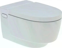 Geberit AquaClean Mera Comfort Dusch-WC wandh&auml;ngend sp&uuml;lrandlos mit Absenkautomatik