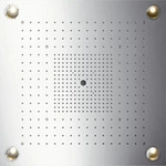 Axor Showersolutions Kopfbrause 3jet mit Beleuchtung 720 x 720 mm - Edelstahl Optic -