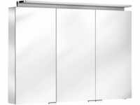 Keuco Royal L1 Spiegelschrank 3 Türen mit Beleuchtung (1x LED) 1300 x... 13606171301
