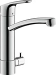 Hansgrohe Focus M41 Einhebel-K&uuml;chenmischer 200 1jet mit Ger&auml;teabsperrventil - Chrom
