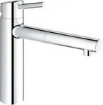 Grohe Concetto Einhand-Sp&uuml;ltischbatterie mit ausziehbarem Auslauf mittelhoher