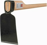 Idealspaten Rheinische Hacke Gr 175 x 75 x 110 Eschen-Stiel 1350 mm - 66600101
