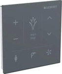Geberit AquaClean Mera/AquaClean Tuma Comfort Wandbedienpanel - Glas Schwarz -