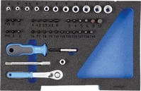 Gedore Blau 1100 CT1-20 Steckschl&uuml;ssel-Satz 1/4" in 1/2 L-BOXX 136 Modul - 2835886