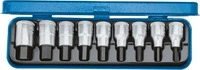 Gedore Schraubendreher Einsatz Garnitur 1/2" 9tlg. 3/16 - 5/8" Innensechskant -