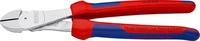 Knipex Kraft-Seitenschneider verchromt 250 mm mit Mehrkomponenten-Griff - 74 05 250