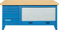 Gedore Blau B 1500 L Werkbank mit Blechjalousie - 6618050