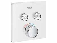 Grohe Grohtherm SmartControl Thermostat mit 2 Absperrventilen Design eckig - Moon