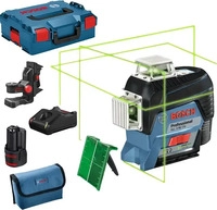 Bosch Professional Linienlaser GLL 3-80 CG mit 1x Akku 2 Ah & Schutztasche - in