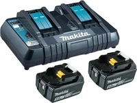 Makita Akku-Power Source-Kit 18V LXT, 18V, 2 x 5 Ah Li-Ion mit