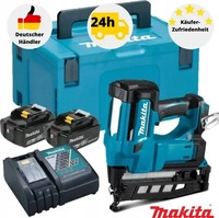 Makita Akku-Stauchkopfnagler 18V, DBN600RTJ, 25-64 mm, 2 x 5 Ah Li-Ion in MAKPAC 4