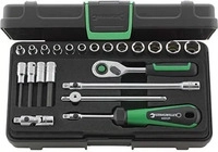 Stahlwille Steckschl&uuml;ssel-Garnitur 1/4" 22tlg. 40/44/17/5QR