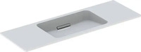 Geberit ONE Waschtisch ohne Hahnloch mit verdecktem &Uuml;berlauf 1200 x 400 mm -...
