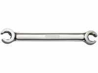 KS Tools CHROMEplus Offener Doppel-Ringschlüssel, abgewinkelt, 19 x 21 mm - 518.0519