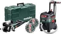 Metabo MFE 40 Mauernutfr&auml;se + ASR 35 L ACP Allessauger im Set - 691058000