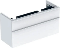 Geberit Smyle Square Waschtischunterschrank f&uuml;r Doppelwaschtisch 2 Schubladen 1184