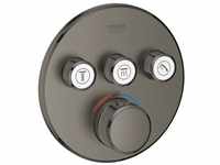 Grohe Grohtherm SmartControl Thermostat mit 3 Absperrventilen Design rund ...