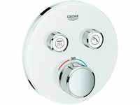 Grohe Grohtherm SmartControl Thermostat mit 2 Absperrventilen Design rund - Moon