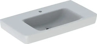 Geberit Renova Plan Waschtisch mit Hahnloch ohne &Uuml;berlauf 900 x 480 mm - Wei&szlig;...