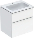Geberit iCon Komplett-Set 2 Schubladen 600 x 630 x 480 mm - Dekor Wei&szlig;...