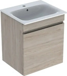 Geberit Renova Plan Komplett-Set mit 1 Schublade 600 x 622 x 480 mm - Nussbaum