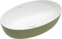 Villeroy & Boch Artis Aufsatzwaschbecken 610 x 410 x 130 mm - Sage Green -...