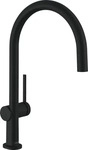 Hansgrohe Talis M54 Einhebel-K&uuml;chenmischer 220 1jet C-Auslauf - Mattschwarz -