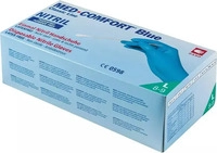Ampri Einweghandschuhe Nitril, MED COMFORT BLUE, puderfrei, Gr&ouml;&szlig;e L - 01192-L (100