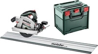 Metabo Set KS 18 LTX 66 BL Akku-Handkreiss&auml;ge mit F&uuml;hrungsschiene FS 160 Ohne Akku
