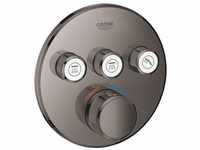 Grohe Grohtherm SmartControl Thermostat mit 3 Absperrventilen Design rund - Hard