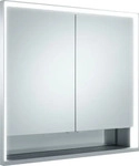 Keuco Royal Lumos Einbau-Spiegelschrank 2 T&uuml;ren offene Ablage 700 x 735 x 165...