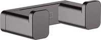 Hansgrohe AddStoris Handtuchhaken doppelt - Brushed Black Chrome - 41755340