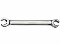 KS Tools CHROMEplus Offener Doppel-Ringschlüssel, abgewinkelt, 16 x 18 mm - 518.0517