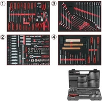 KS Tools Universal-Systemeinlagen-Satz f&uuml;r 4 Schubladen mit 515 Premium-Werkzeugen -