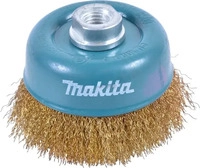 Makita Zubeh&ouml;r Topfb&uuml;rste 90 mm, gewellt, Messing, M14 - D-39780