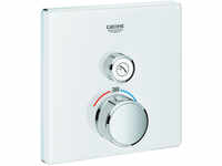 Grohe Grohtherm SmartControl Thermostat mit 1 Absperrventil Design eckig - Moon White