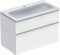 Geberit iCon Komplett-Set 2 Schubladen 900 x 630 x 480 mm - Dekor Wei&szlig;...